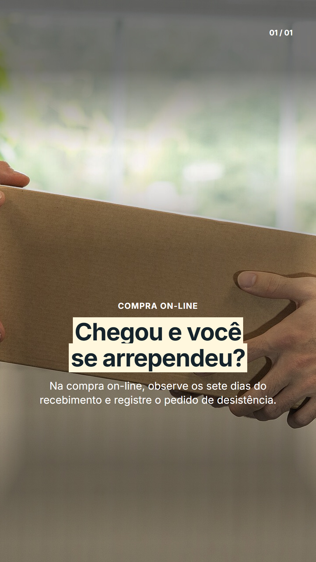 Frase grifada na foto: Story 9:16