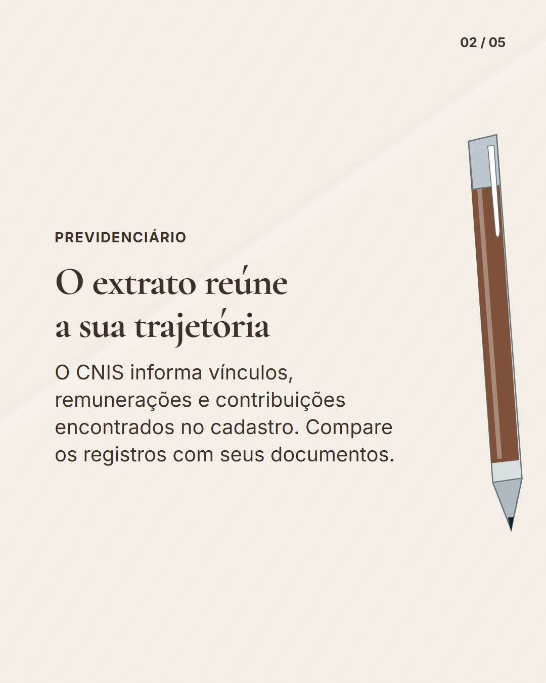 Papel com objeto lateral: Miolo 1