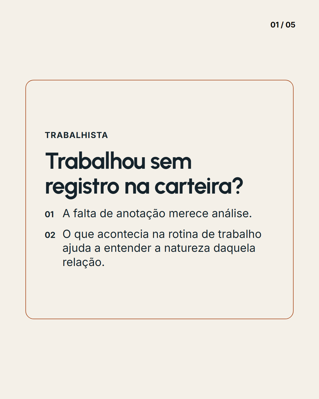 Quadro de orientação: Capa