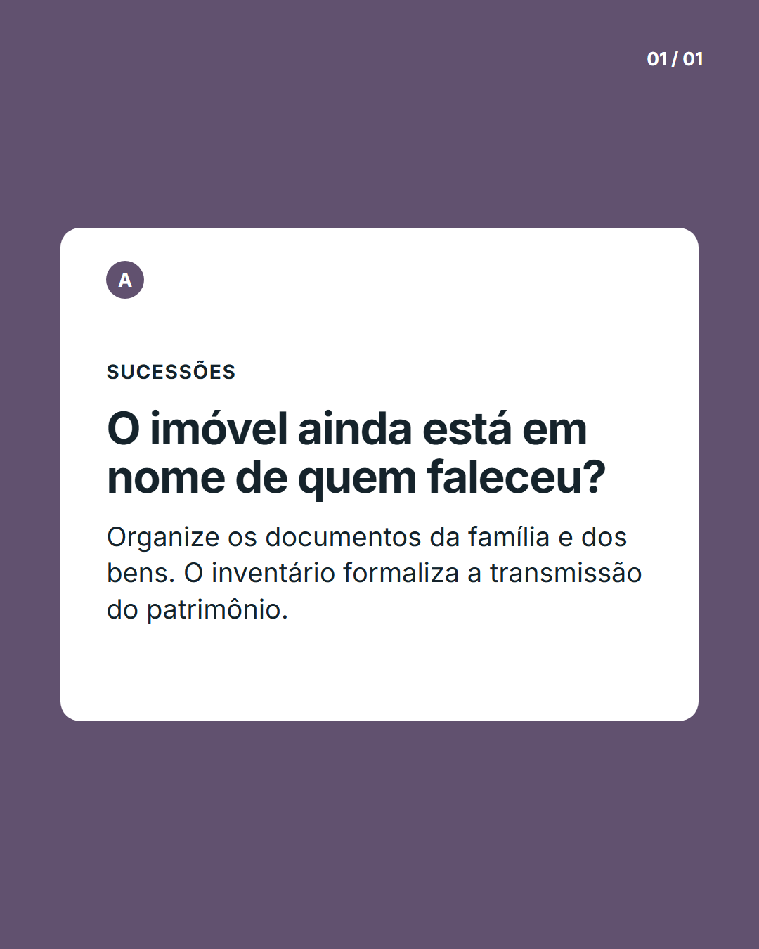 Recado de perfil: Estático 4:5