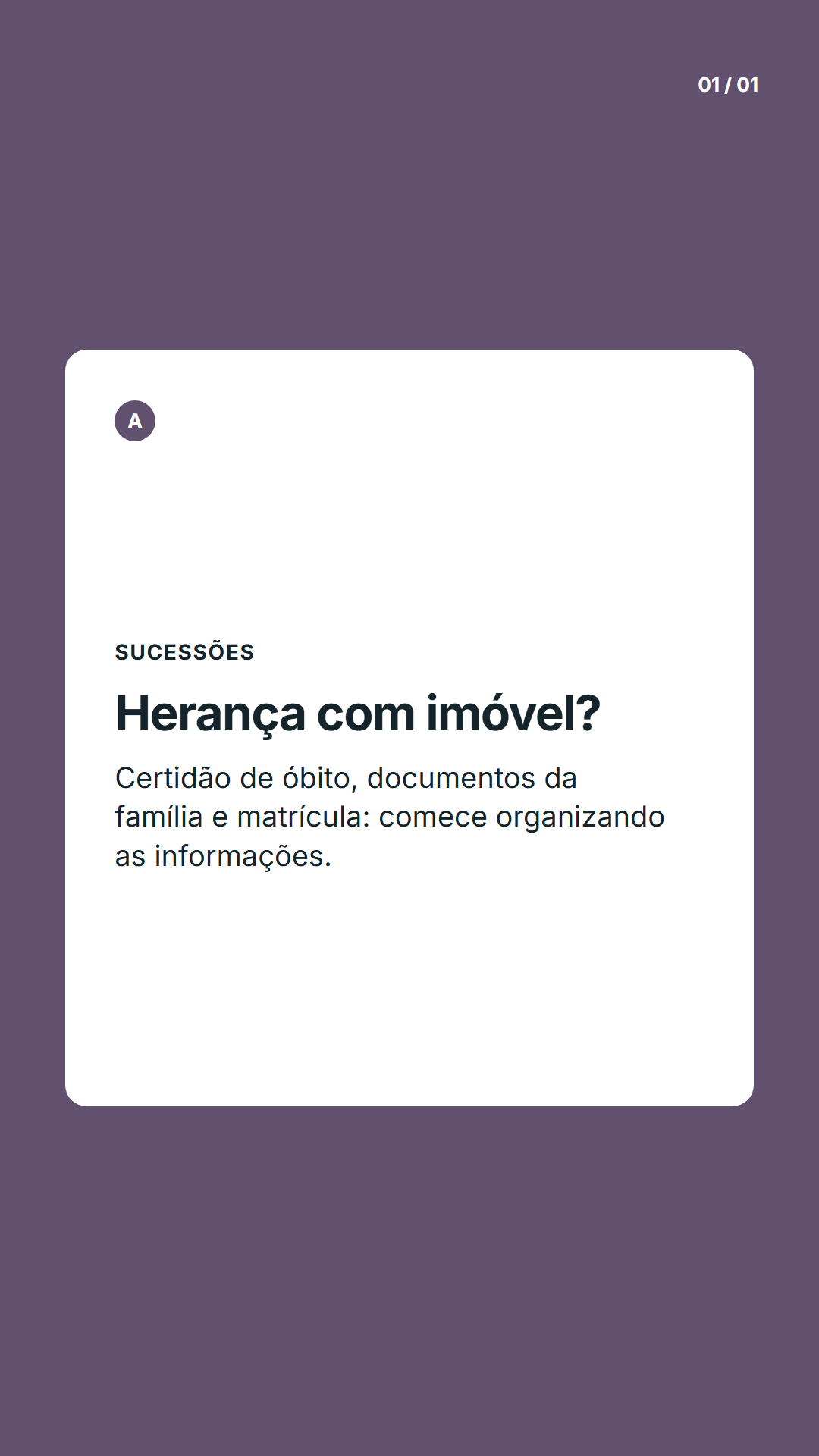 Recado de perfil: Story 9:16